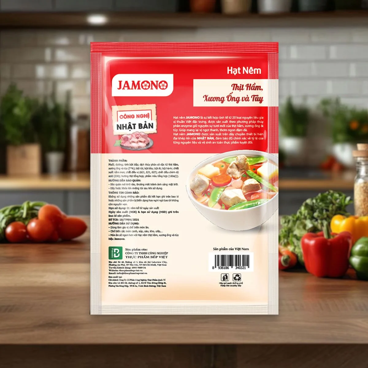 Hạt nêm JAMONO 1.8 kg - Ảnh 2