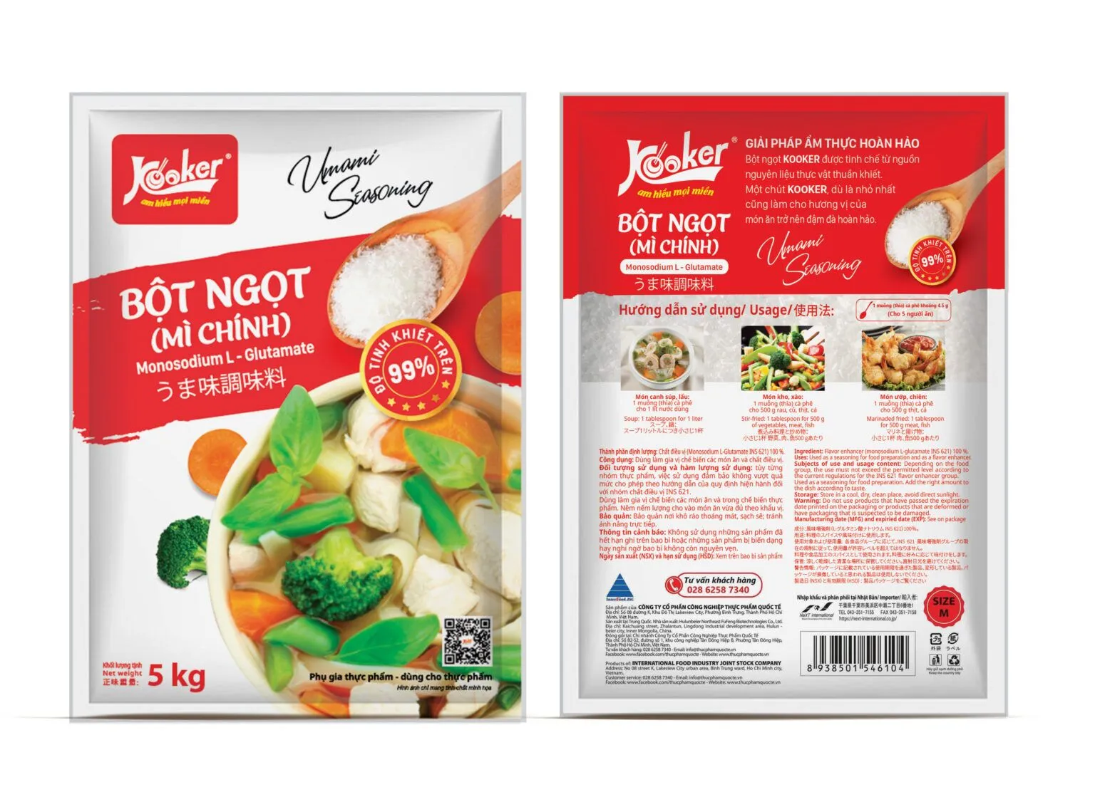 Bột ngọt Kooker 5kgM