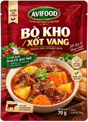 Xốt gia vị Bò kho xốt vang