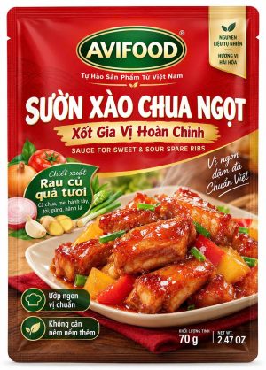 Xốt gia vị Sườn xào chua ngọt